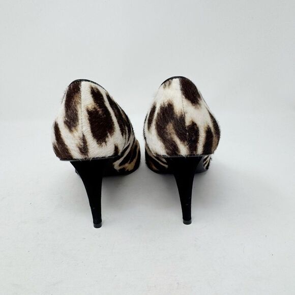 GIUSEPPE ZANOTTI | Ombré Animal Print Calf Hair Pump Heels Women’s Size 36.5 (6) - Picture 6 of 11